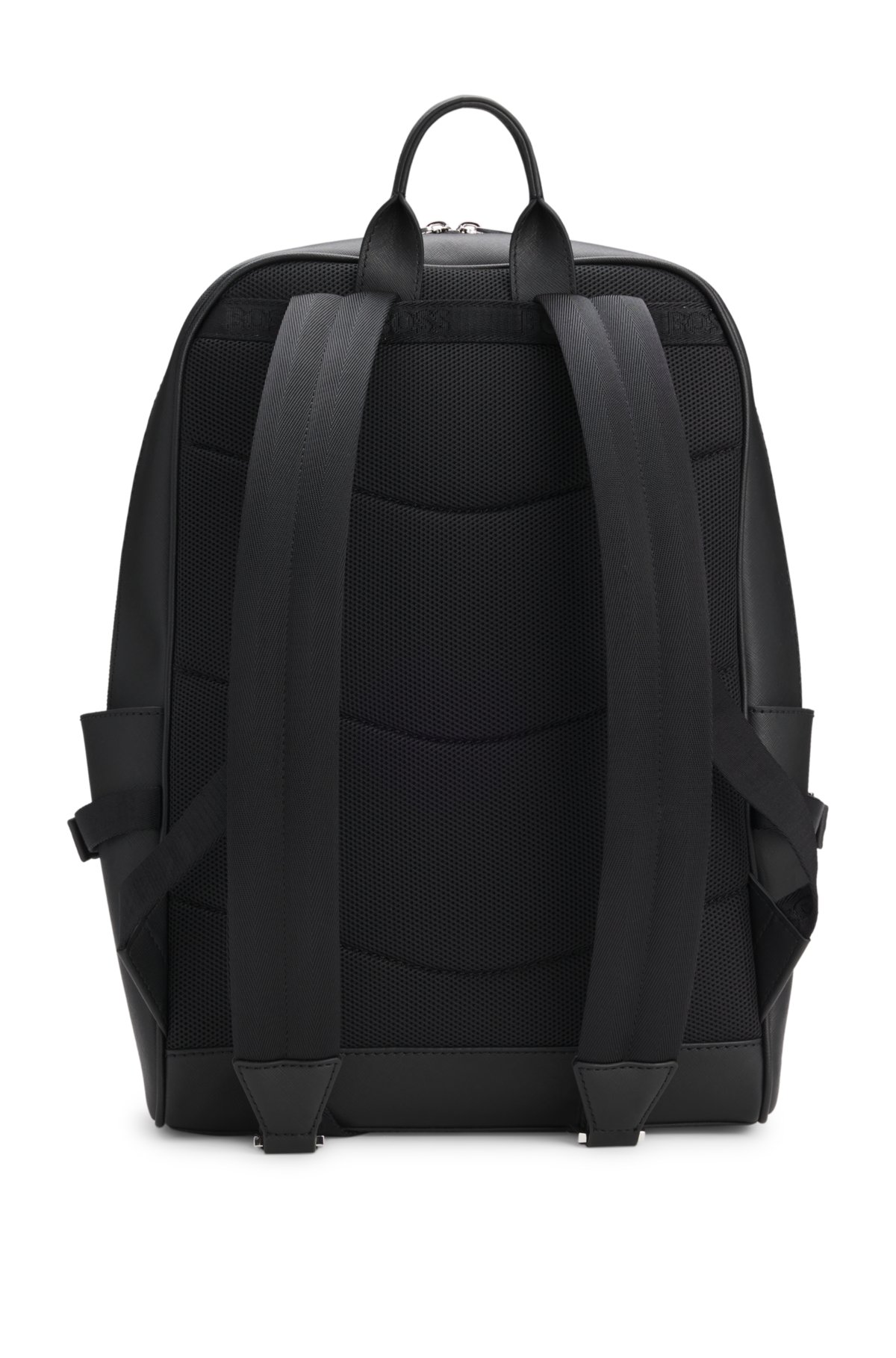 Mochila com logotipo impresso em foil