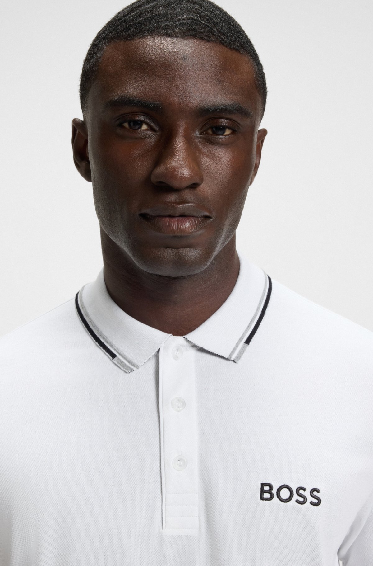 Camisola polo regular-fit Active Paddy em piquê de secagem rápida com elastano