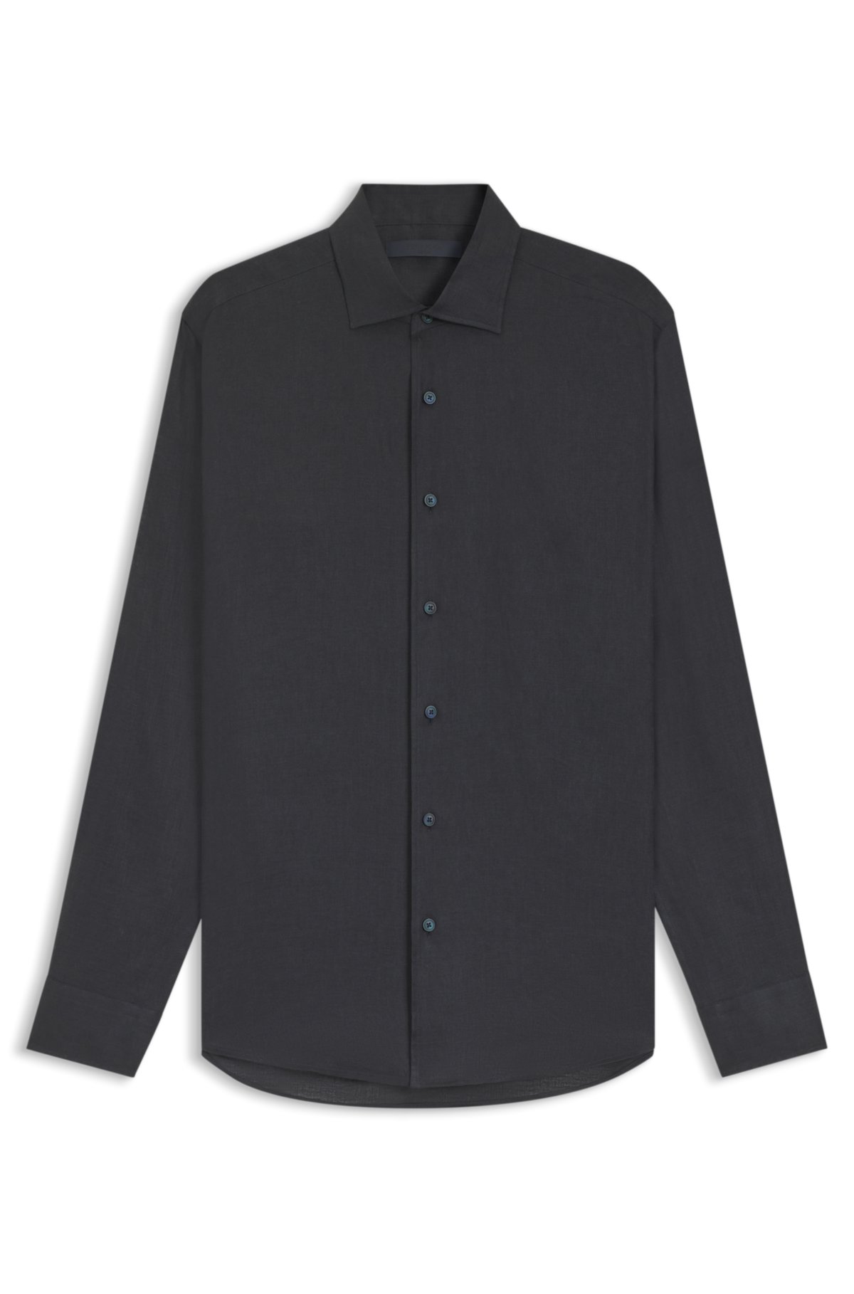 Camisa BECKHAM x BOSS com caimento regular em linho