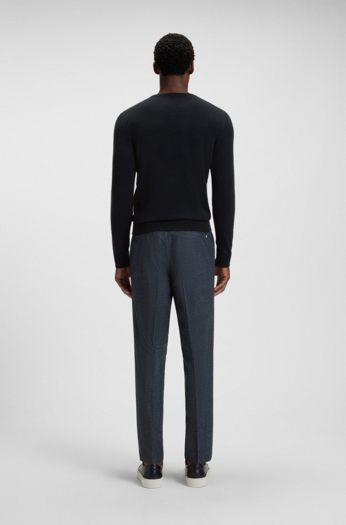 Suéter de cashmere com corte regular