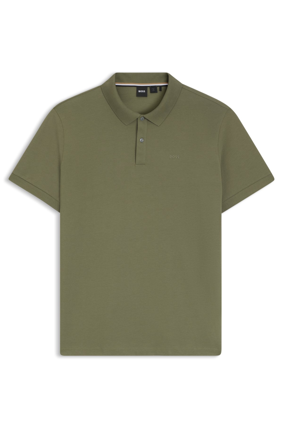 Camiseta polo Pallas em malha de algodão com detalhes do logotipo