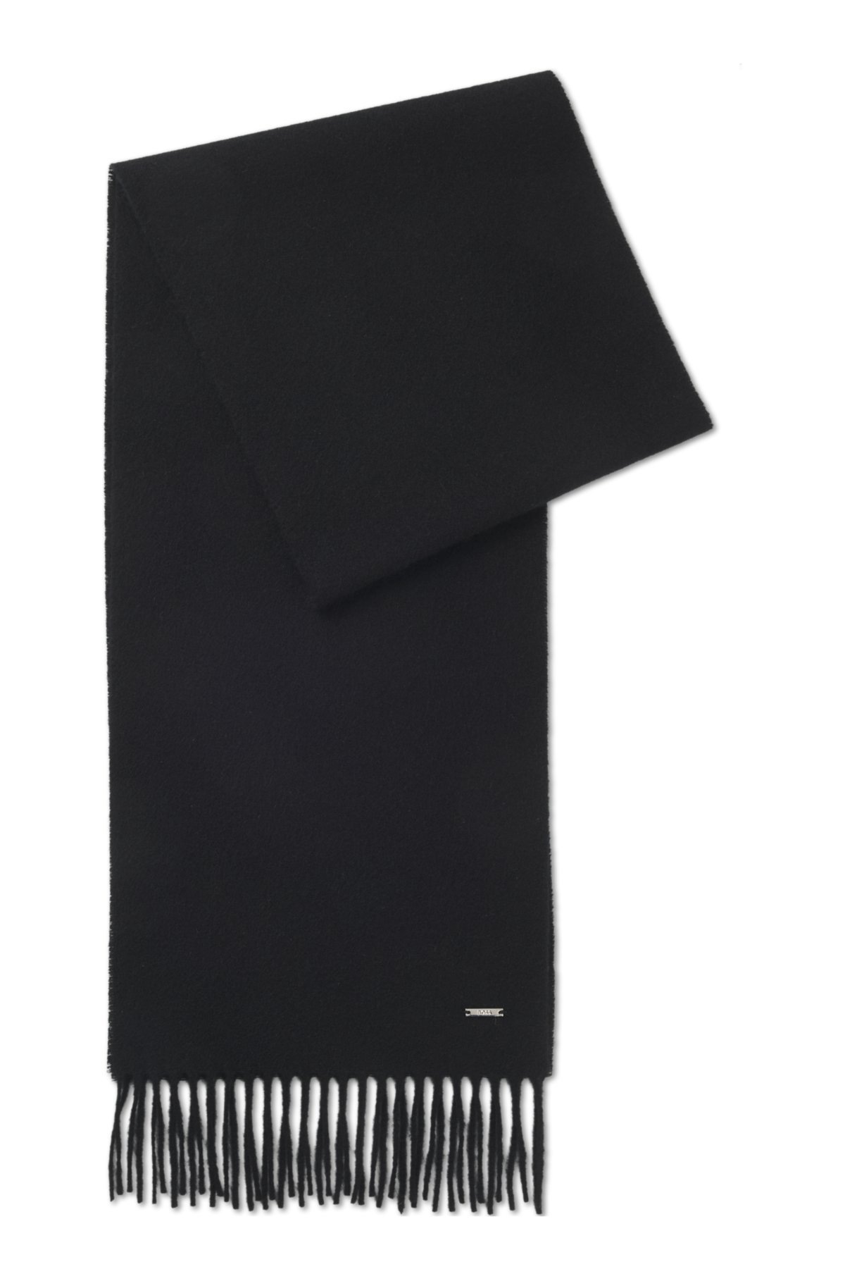 Papel de cashmere com franjas entrelaçadas