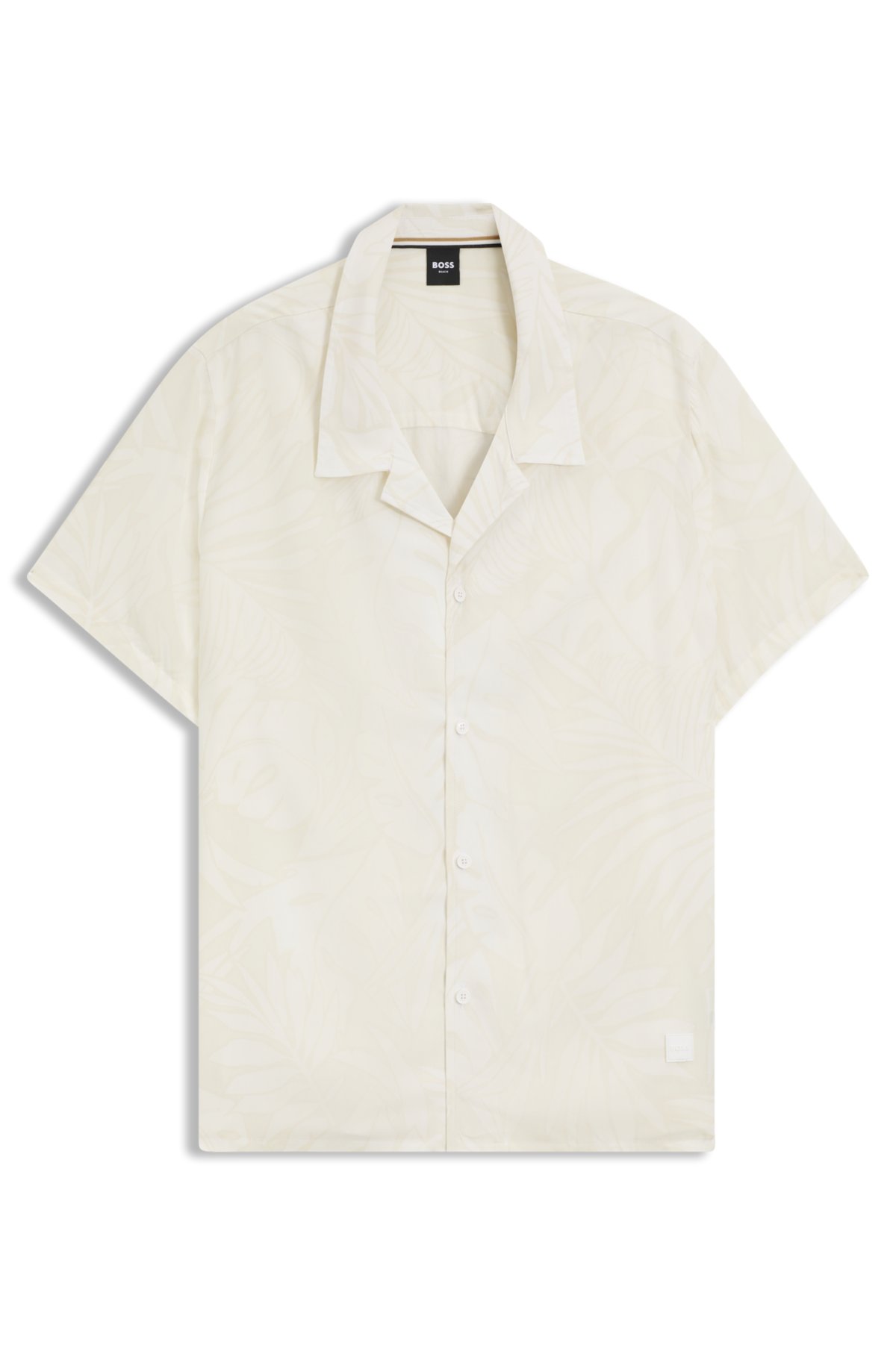 Camisa com corte regular com estampa em toda a peça