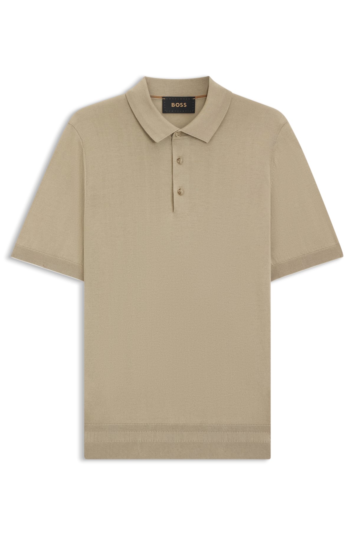 Camisola de malha em seda e algodão