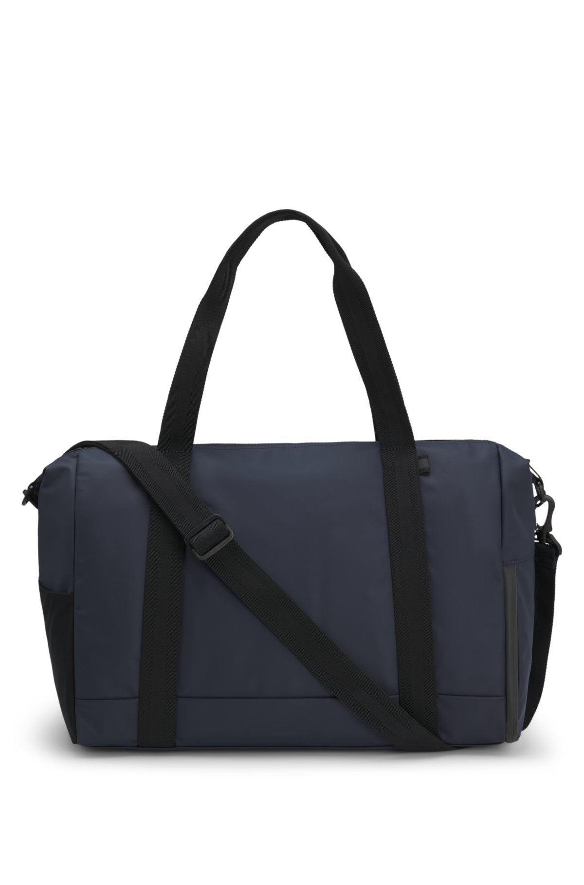 Mochila com detalhes reflexivos em couro sintético