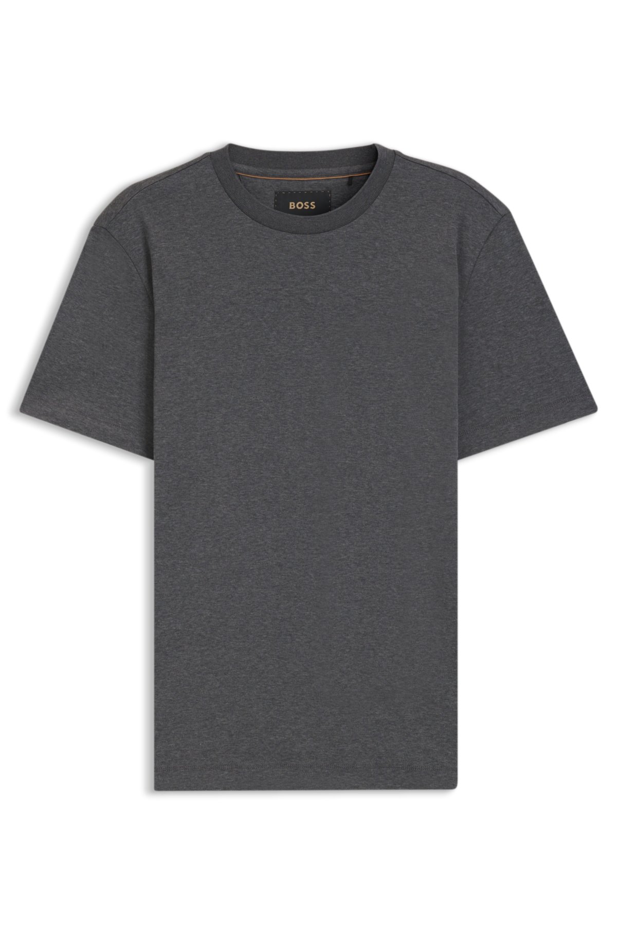 Camiseta regular em algodão mercerizado