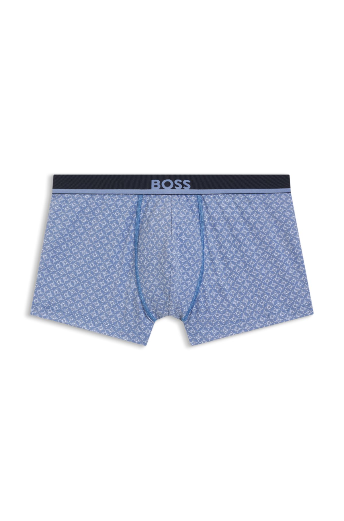 Bermudas estampadas em algodão elastano