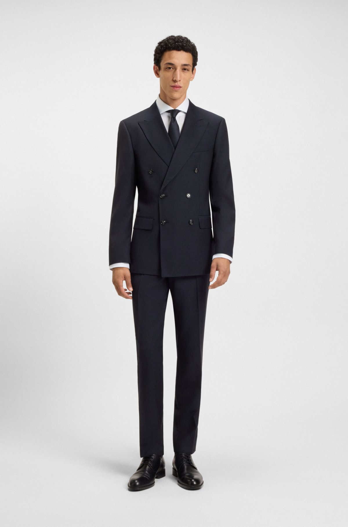 Camisa regular-fit resistente a vincos em algodão Oxford