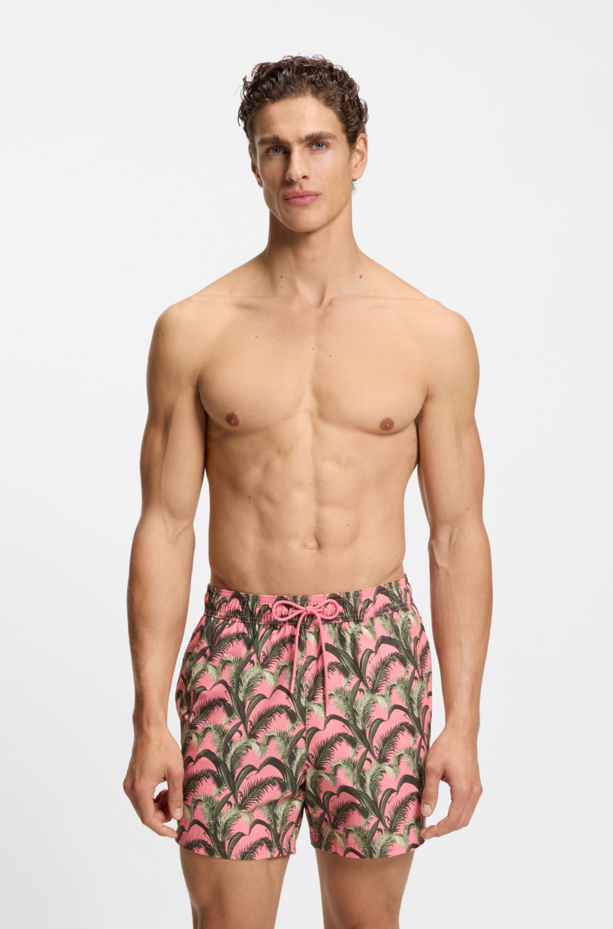 Bermudas de natação com estampa total