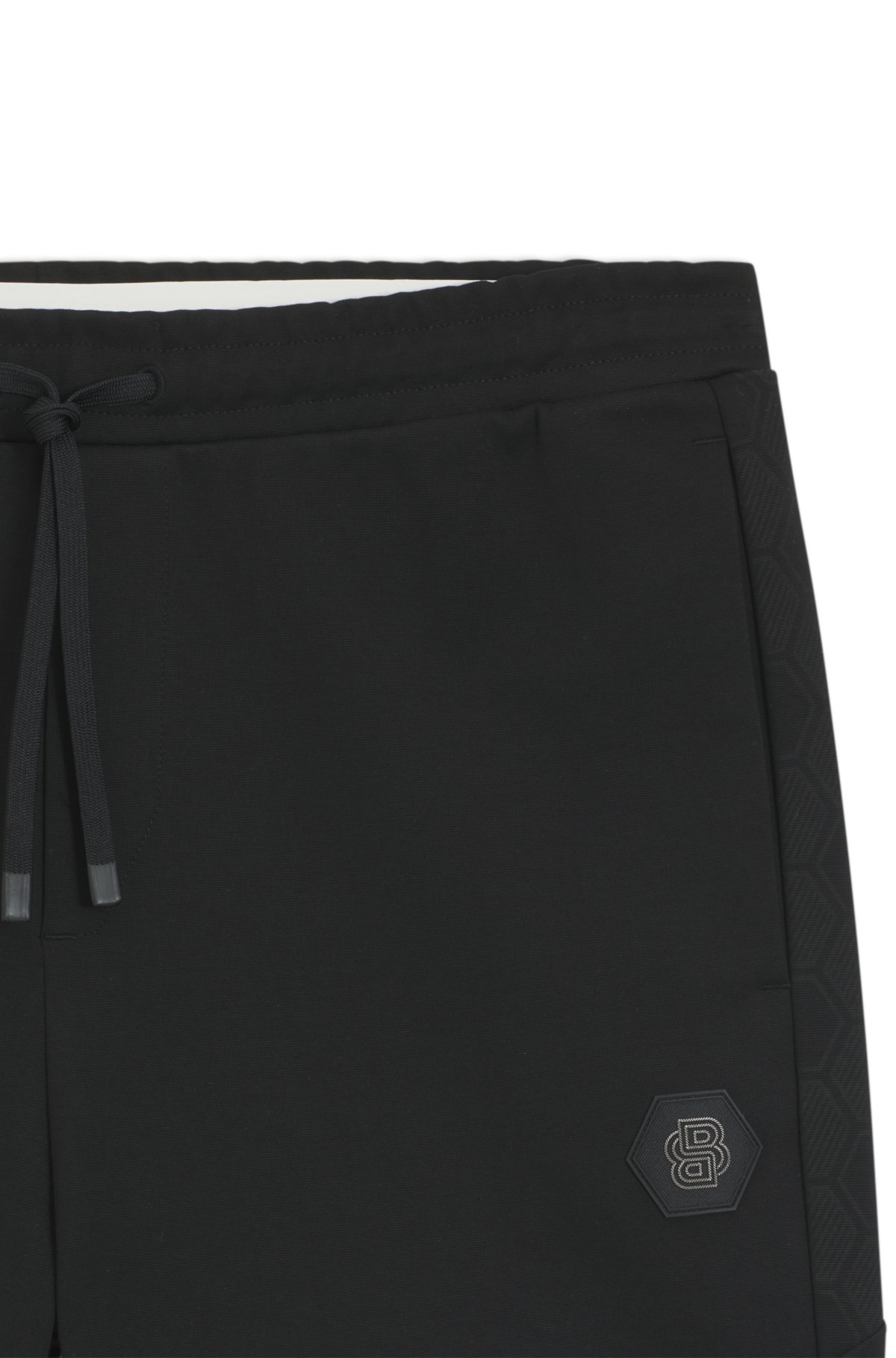 Bermudas de mistura de algodão com monograma Double B