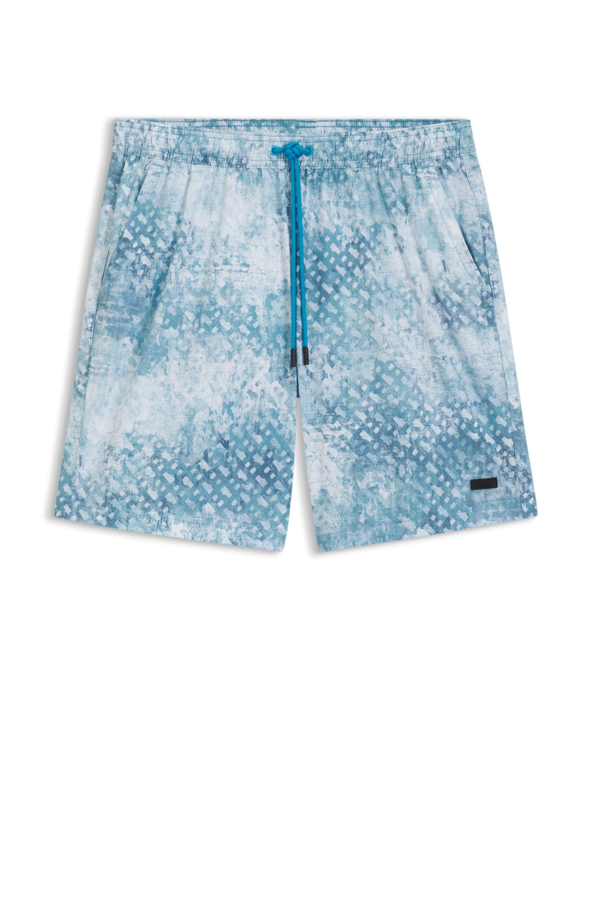 Bermudas de natação com logo e arte em monograma
