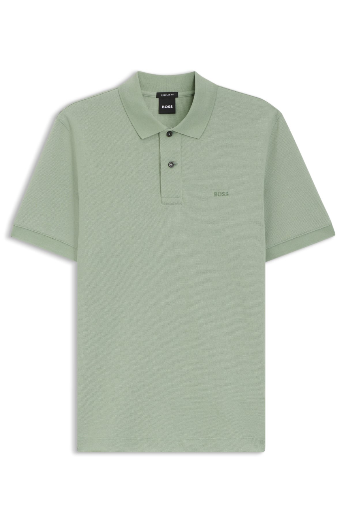 Camisola polo Pallas em algodão piqué com logotipo bordado