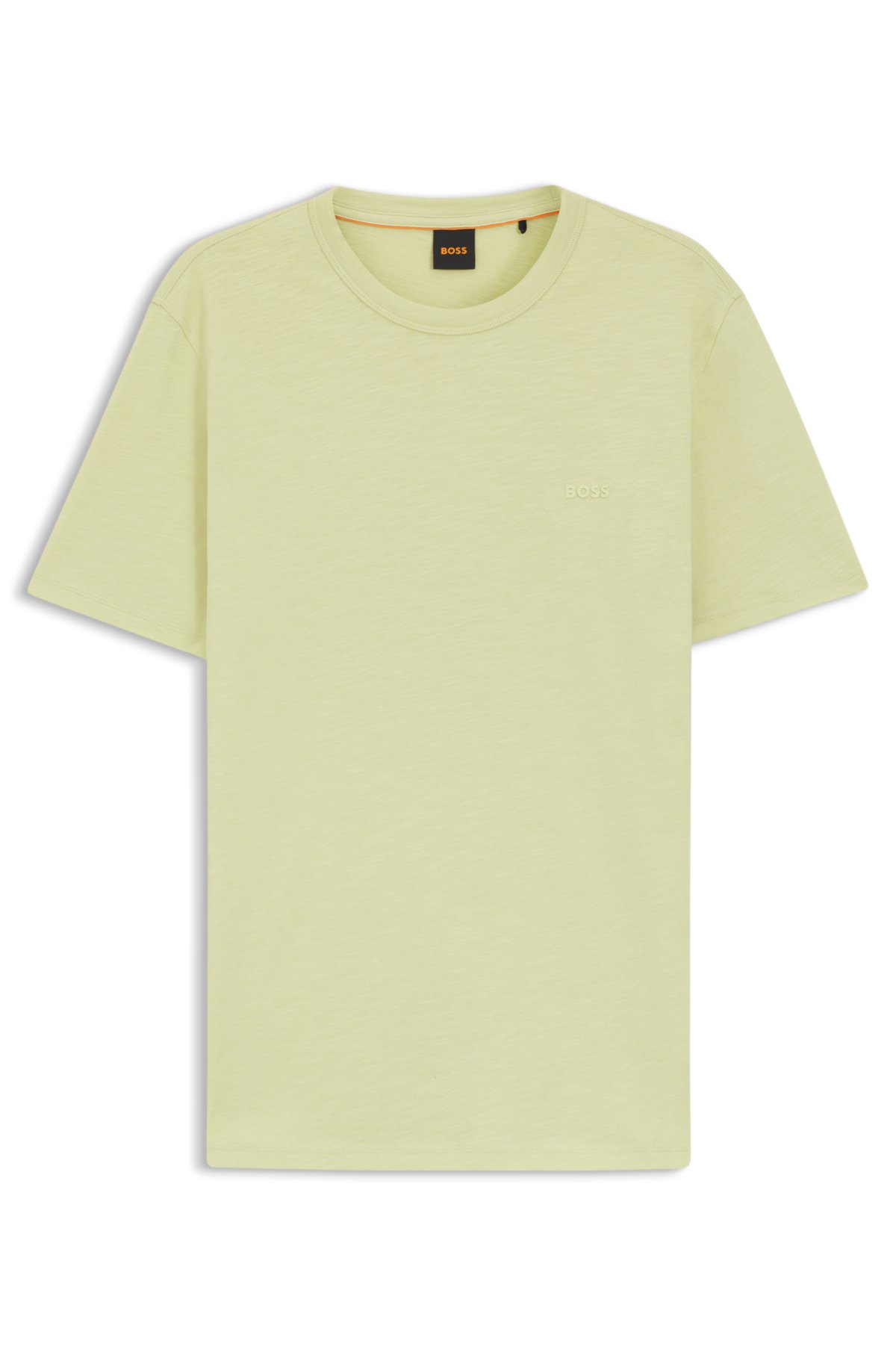 Camiseta de malha com detalhe de logotipo