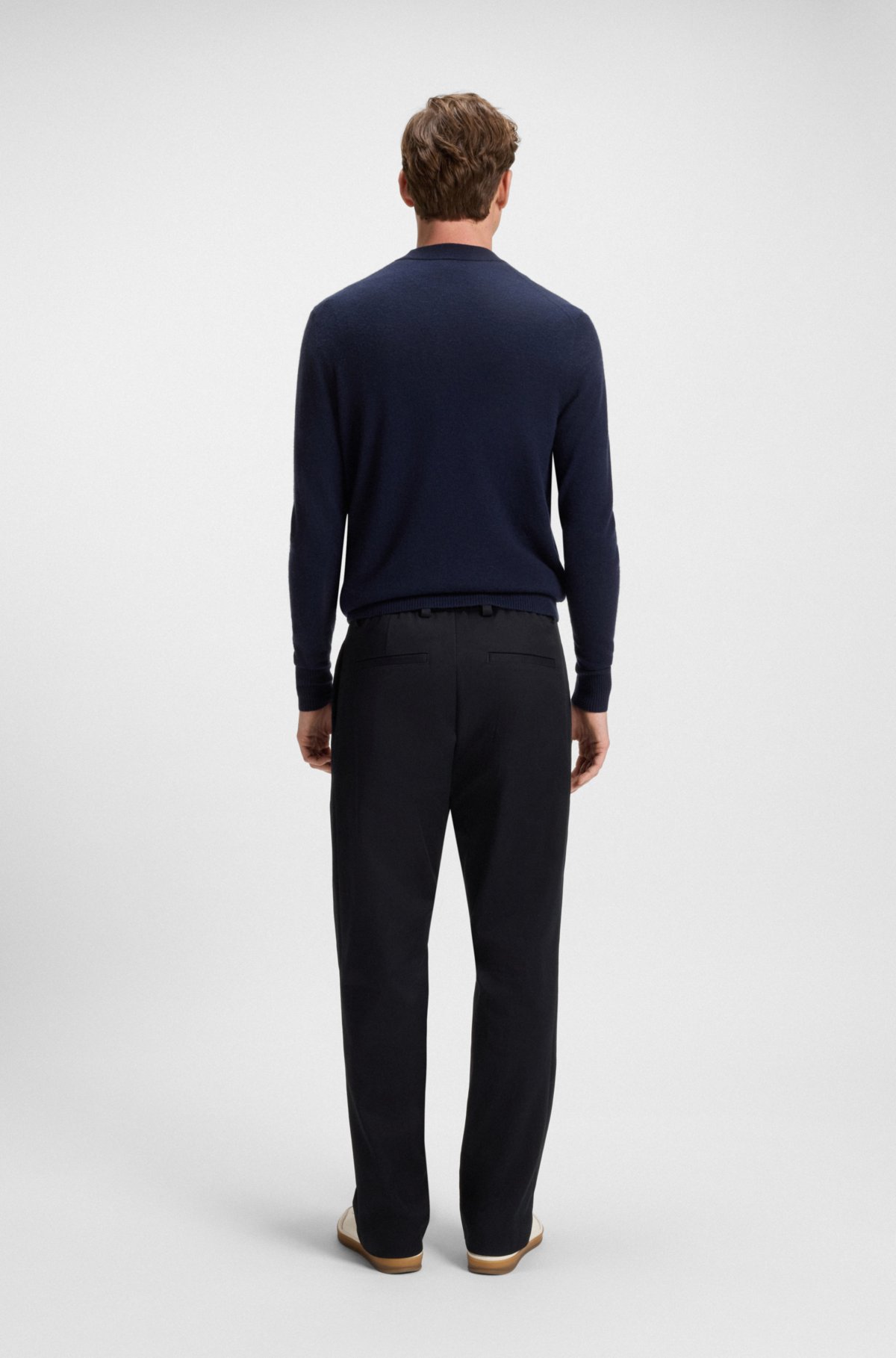 Calças BECKHAM x BOSS em algodão elástico