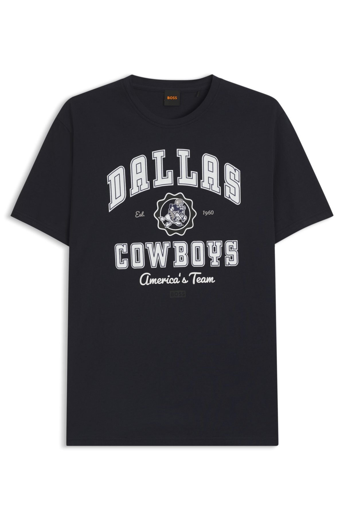 Camiseta BOSS x DALLAS COWBOYS com logotipo alternativo