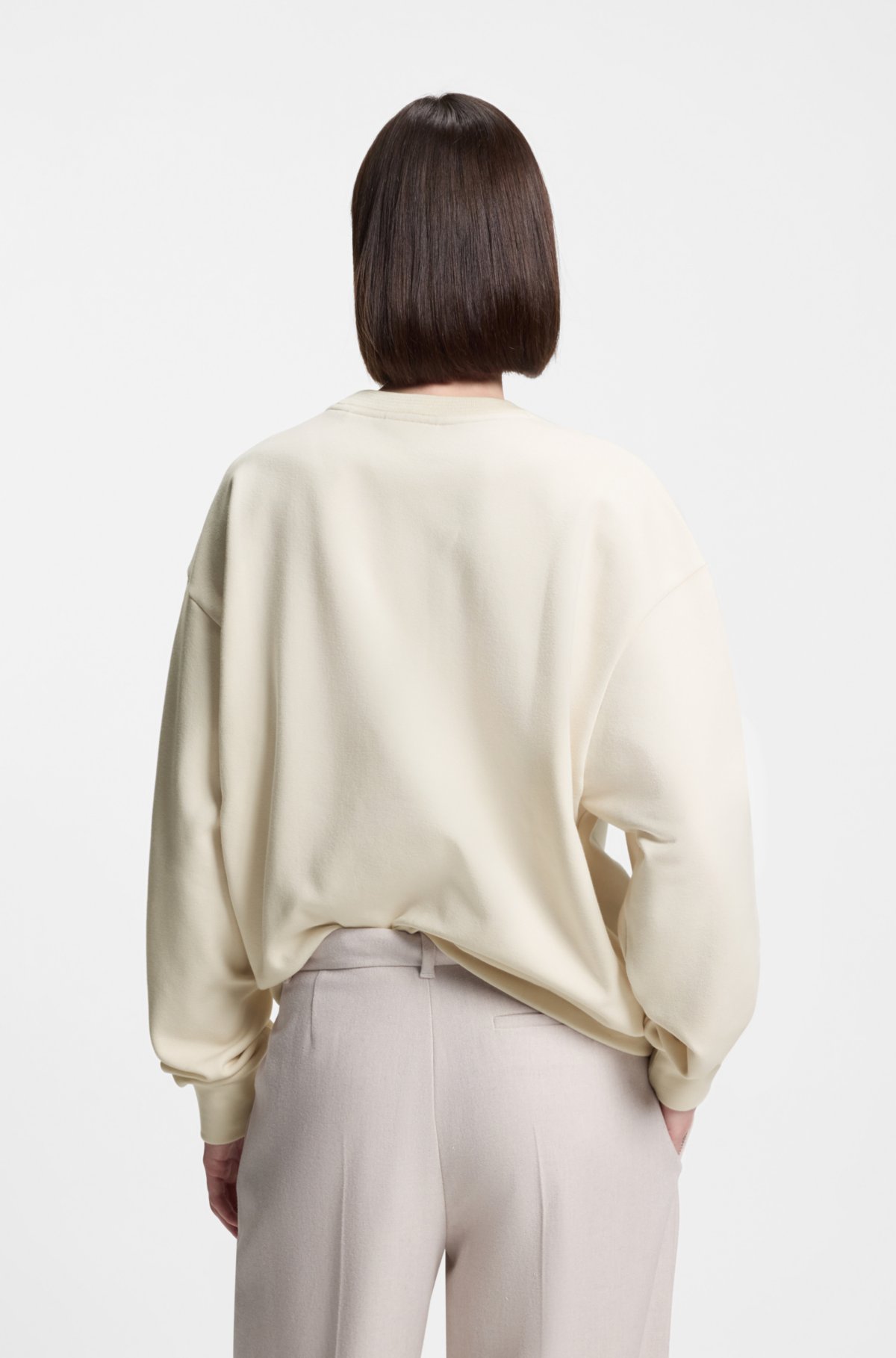 Sweatshirt unissex BOSS x Steiff em mistura de algodão