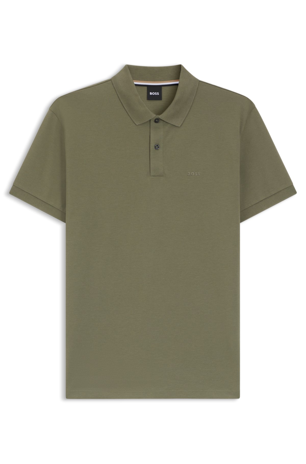 Camisola polo com detalhe de logotipo Pallas em piqué de algodão