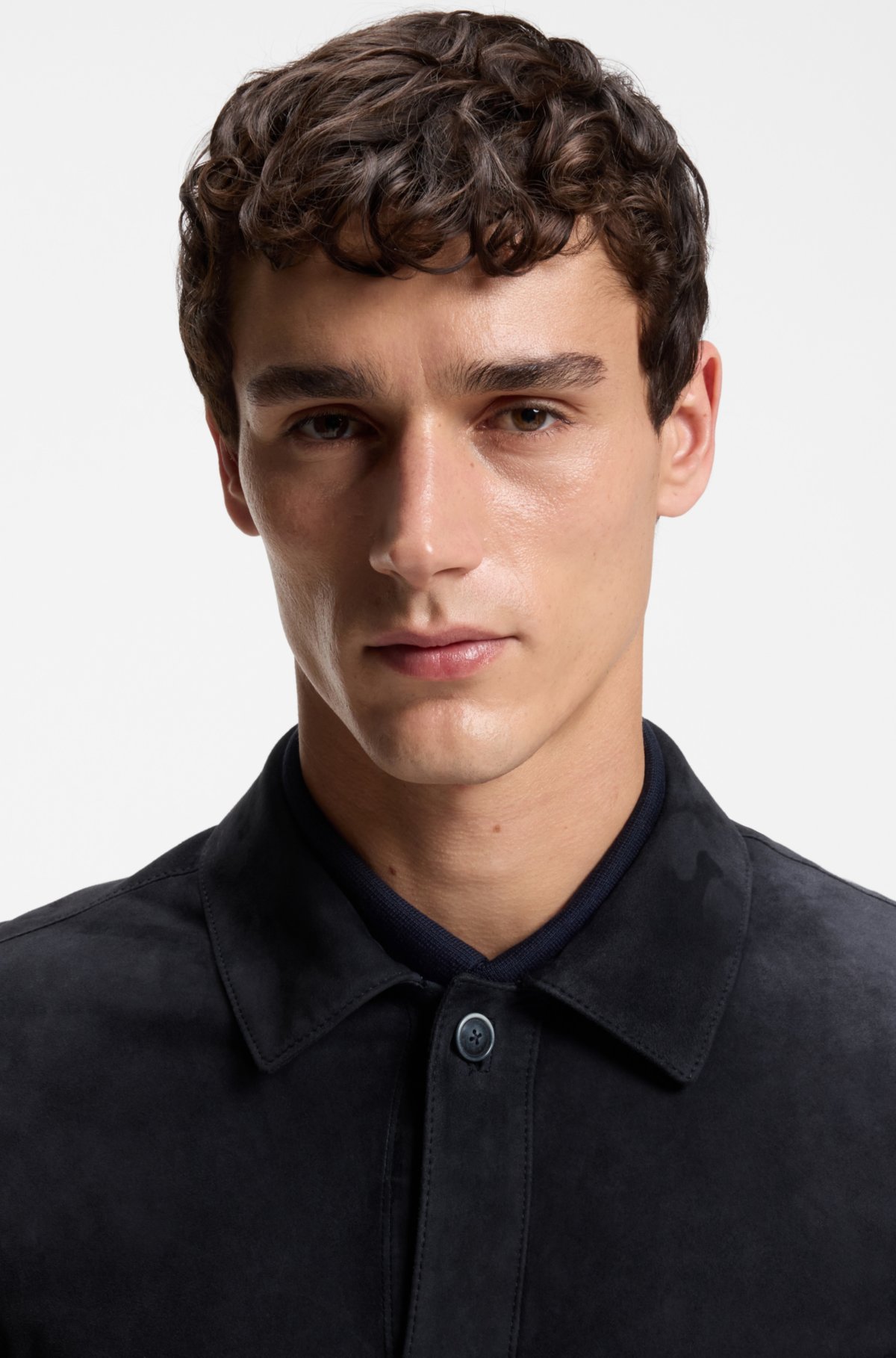 Camisa de couro de metis com forro nappalan