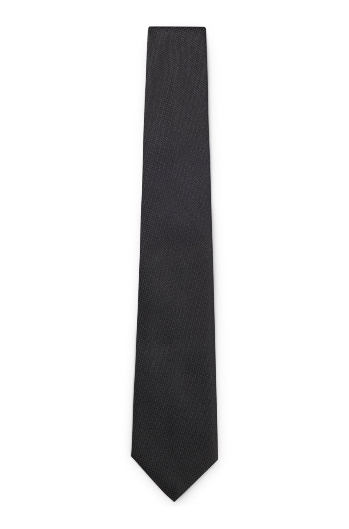 Gravata de jacquard de seda feita na Itália