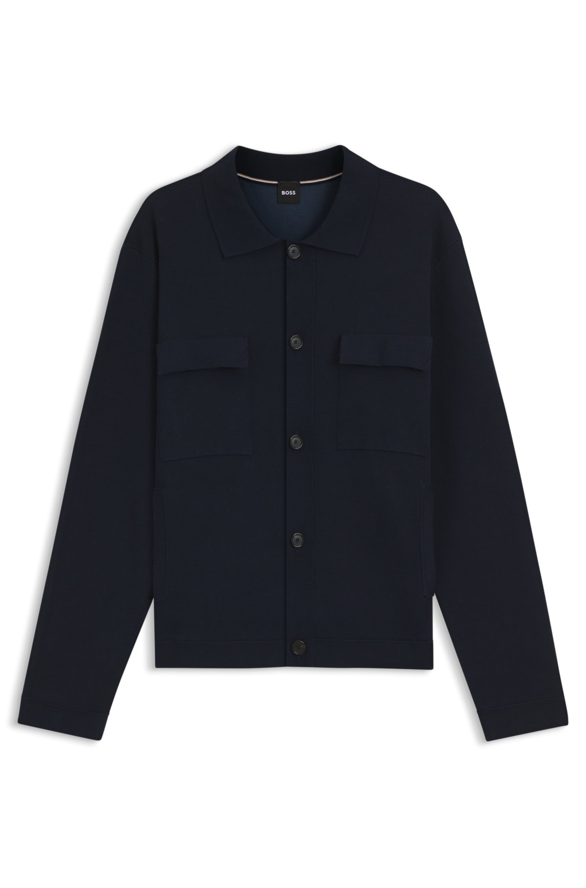 Camisa oversized de algodão com caimento regular