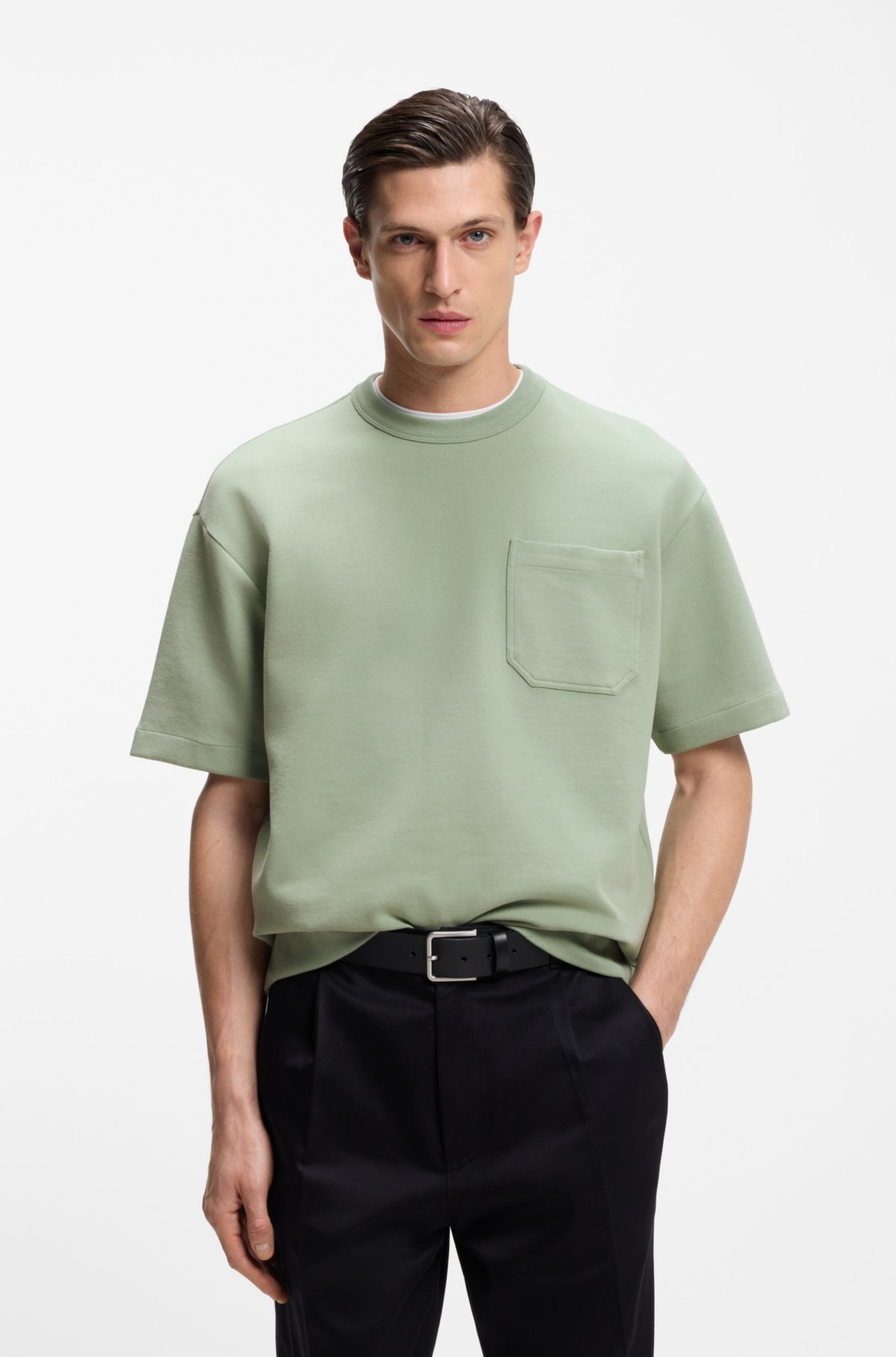 Camiseta Peached em mistura de algodão