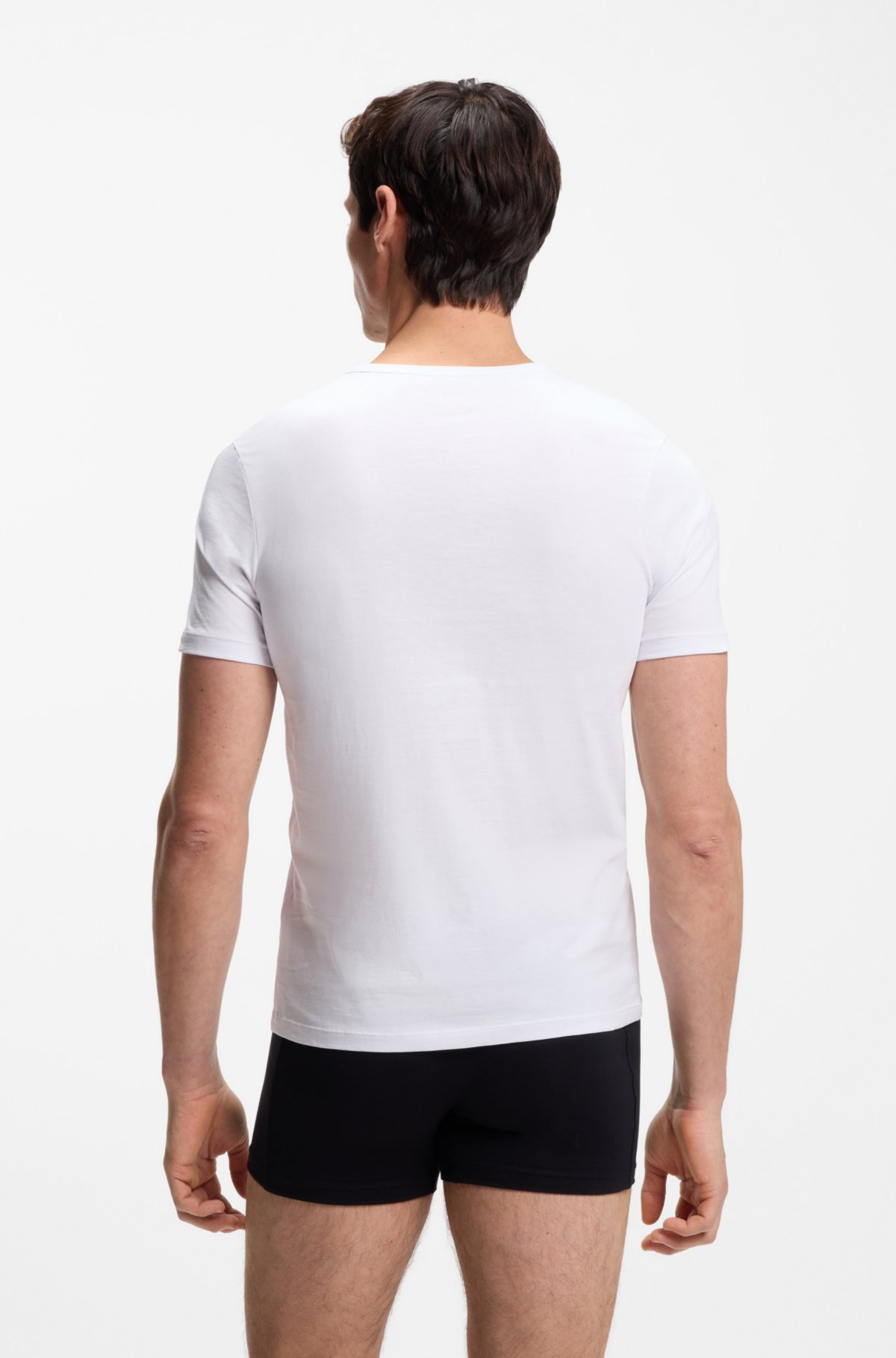 Conjunto de três camisolas de algodão com estampas