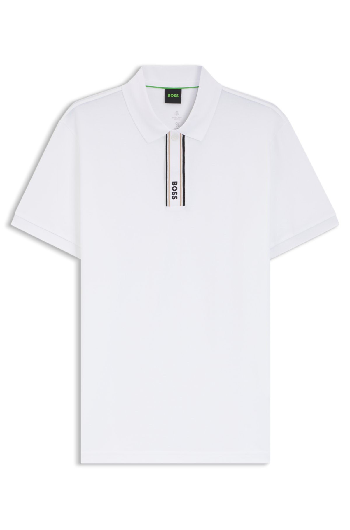 Camisa polo Paddy com placa de logotipo