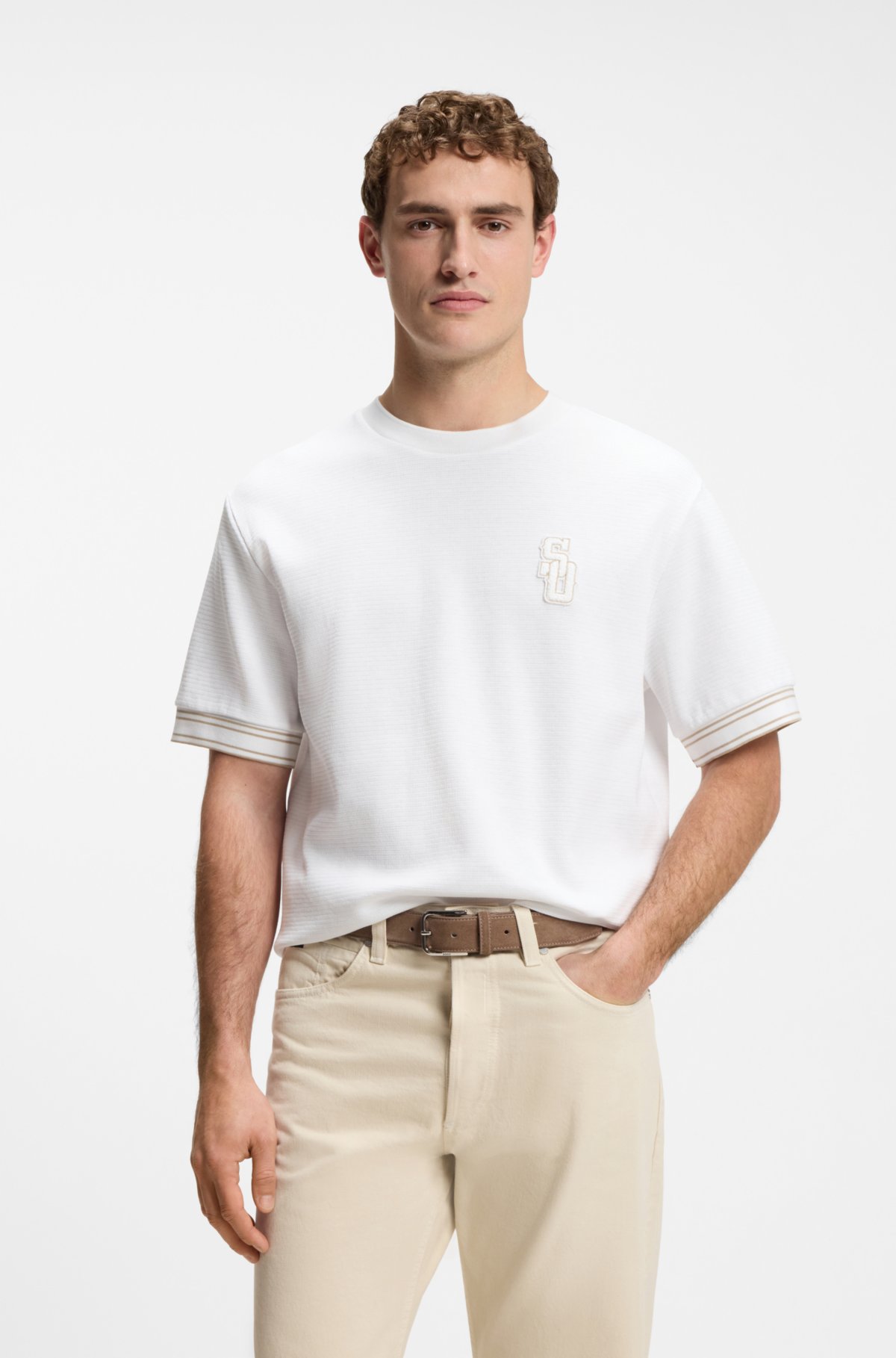 Camiseta BOSS Selected por Shohei Ohtani em algodão