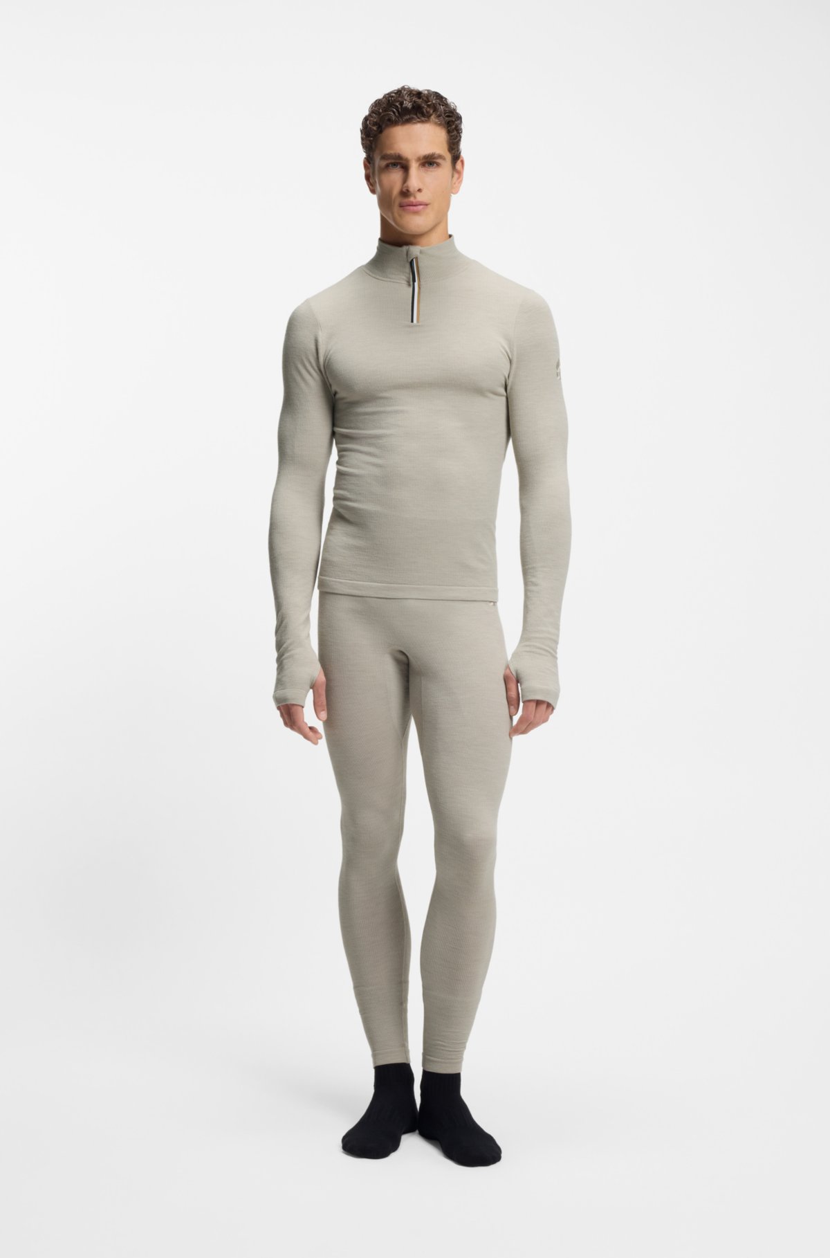 Camisola de lã mista BOSS Ski